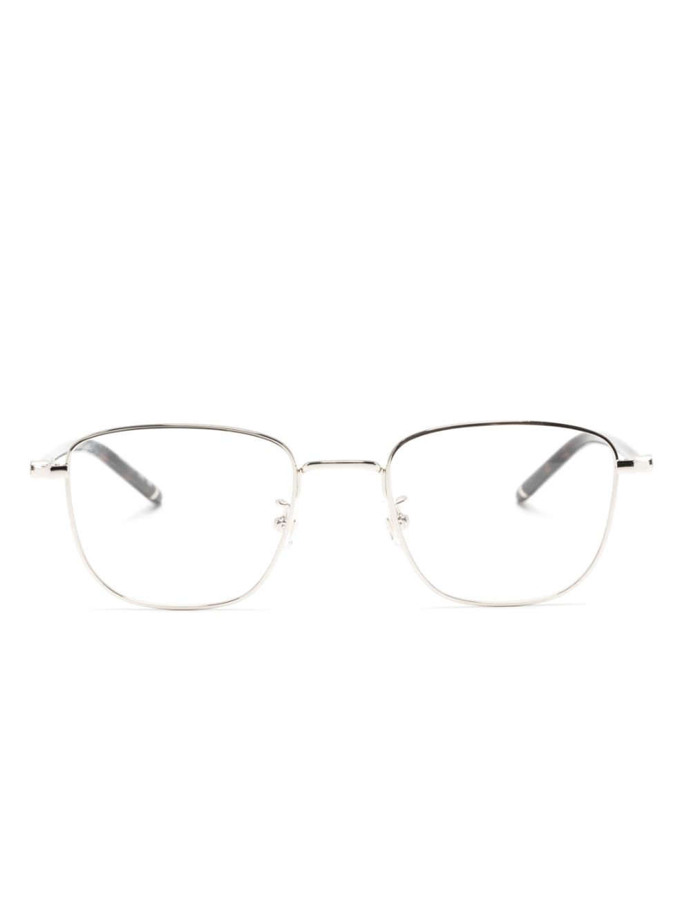 Montblanc tortoiseshell-effect square-frame glasses - Gold