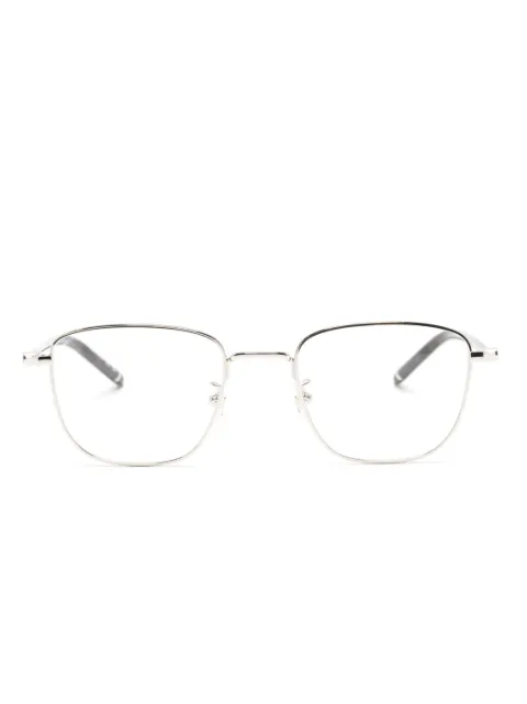 Montblanc lunettes de vue carrées à effet écailles de tortue 