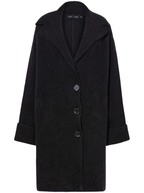 Proenza Schouler brushed single-breasted coat