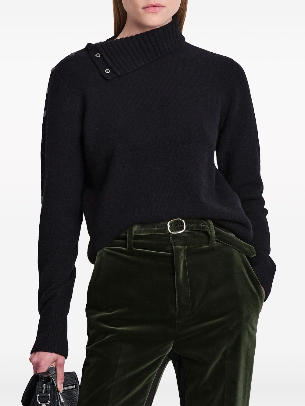 Proenza Schouler roll-neck press-stud jumper Women