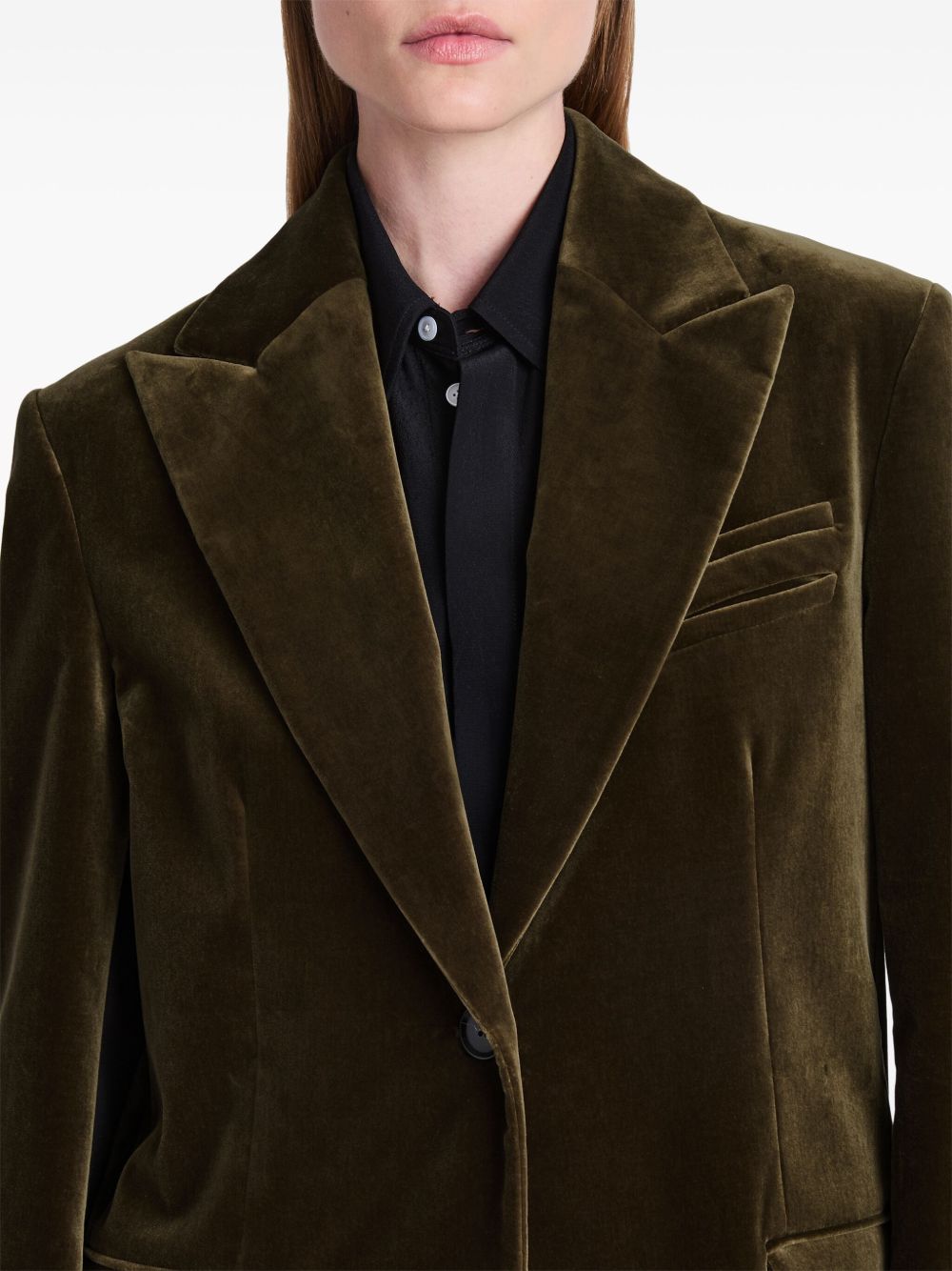 Best deal for Proenza Schouler Nico velvet blazer Women