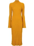 Proenza Schouler roll-neck ribbed midi dress - Orange