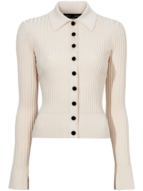 Proenza Schouler button-up ribbed top