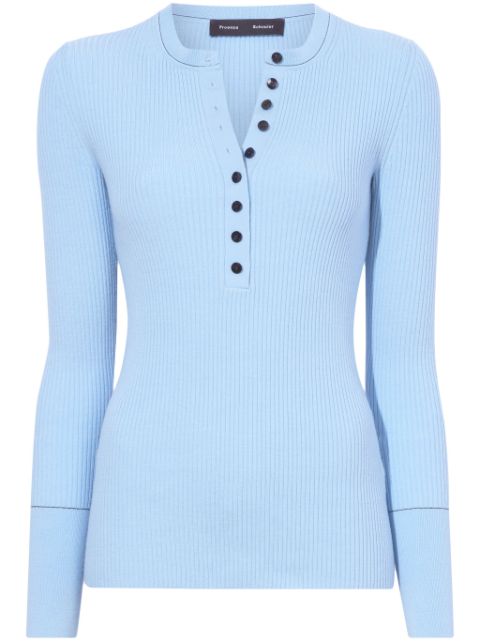 Proenza Schouler Agnes Henley ribbed jumper Women