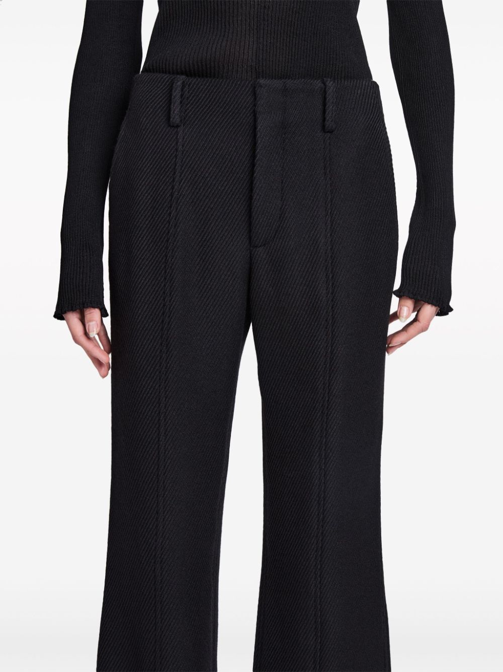 Proenza Schouler twill flared trousers Women