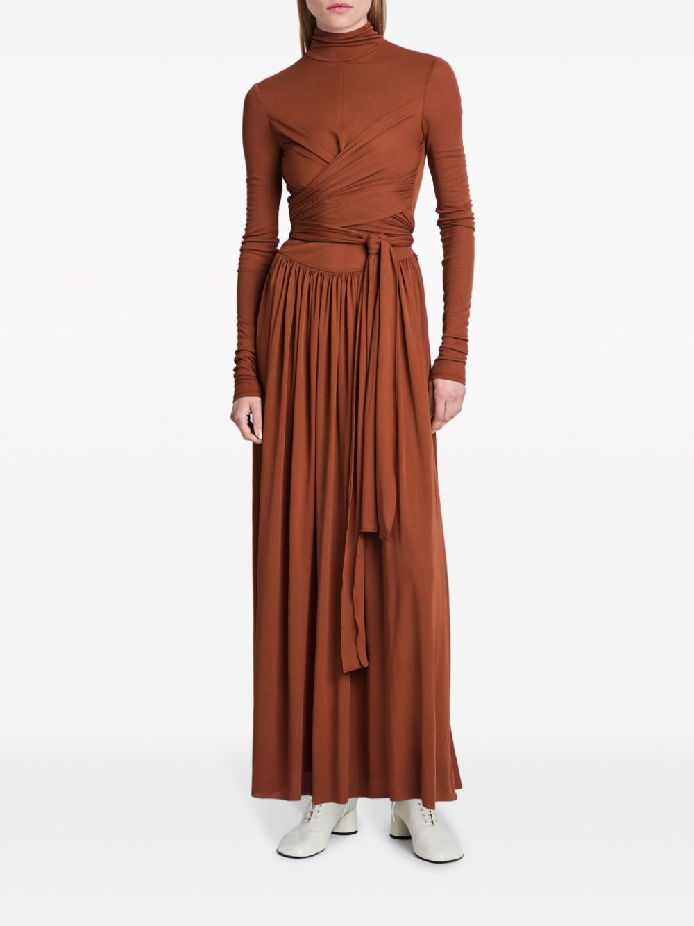 Proenza Schouler Meret tie-detail maxi dress Women