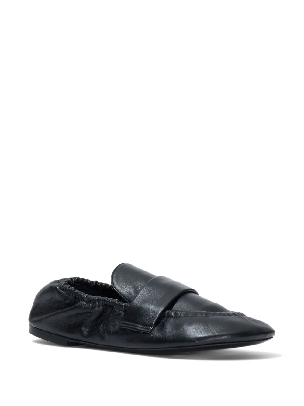 Shop Proenza Schouler Glove Leather Loafers In Black