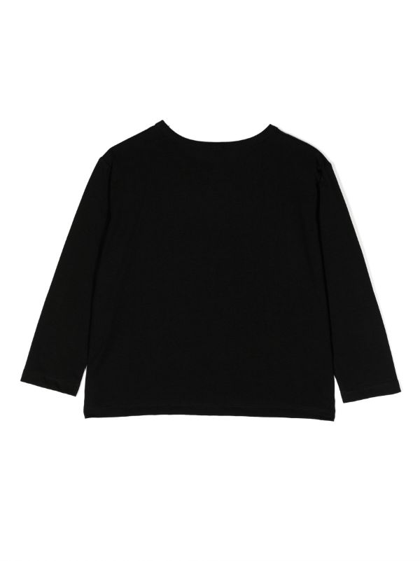 Black long sale sleeve shirt kids