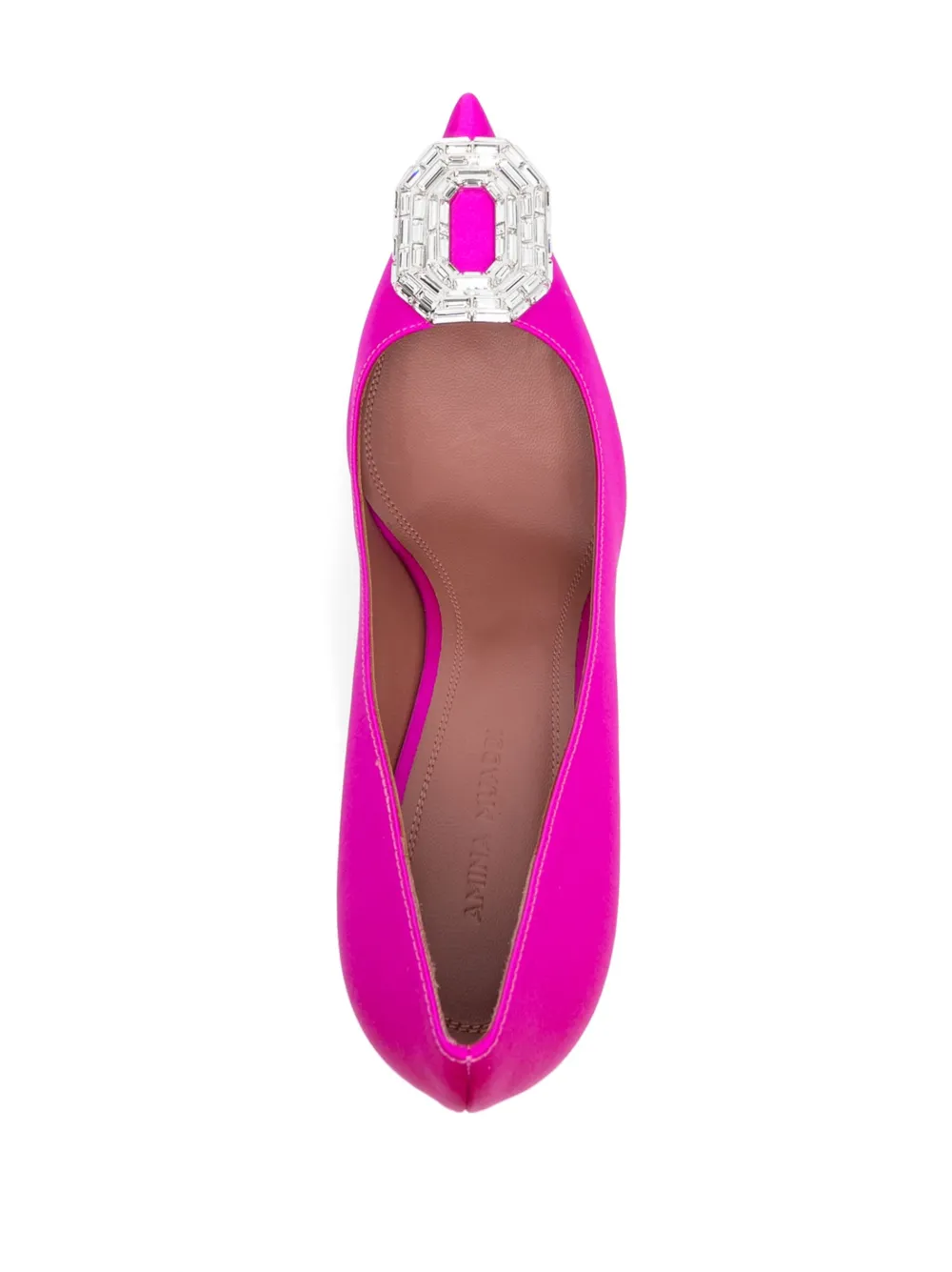 Amina Muaddi Camelia Pumps mit Kristallen 90mm | Schuhe | Image 4
