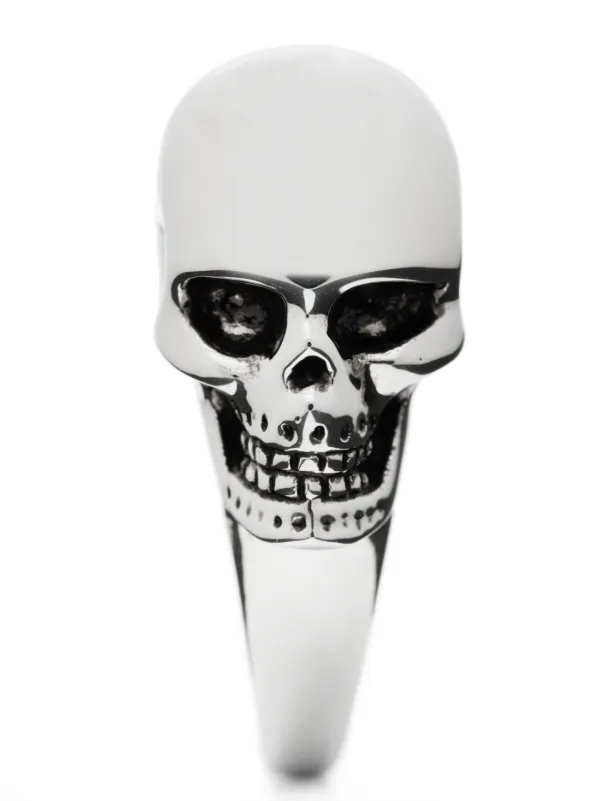 Alexander mcqueen hot sale skull ring