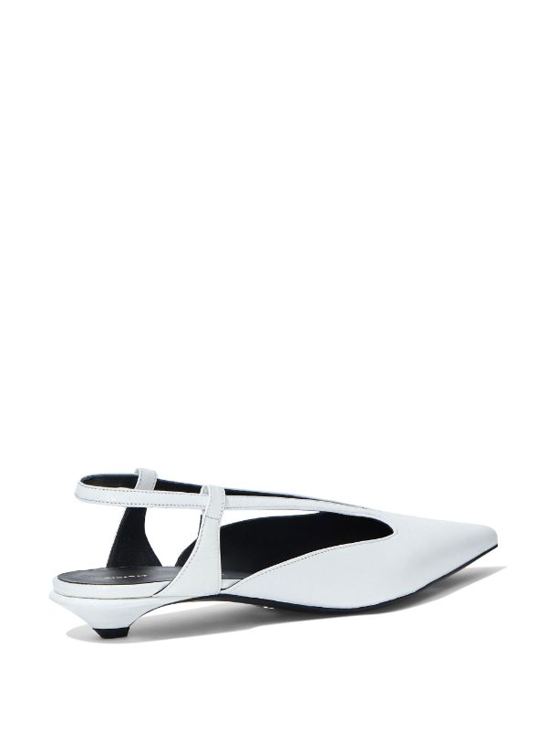 Proenza Schouler Slingback Leather Pumps Farfetch