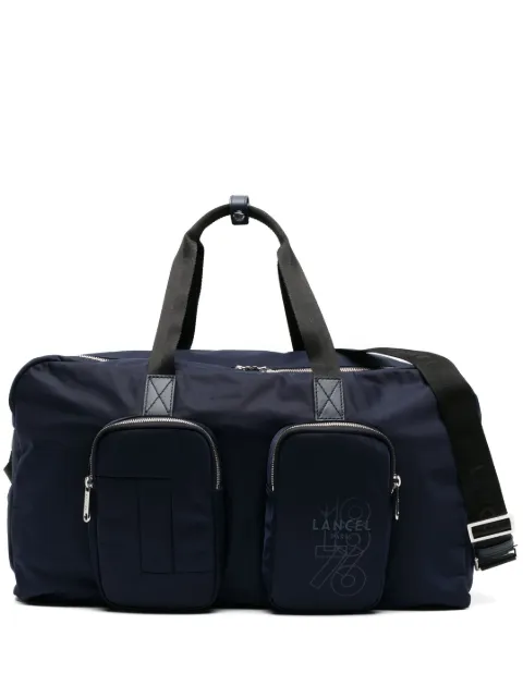 Lancel debossed-logo detail holdall bag