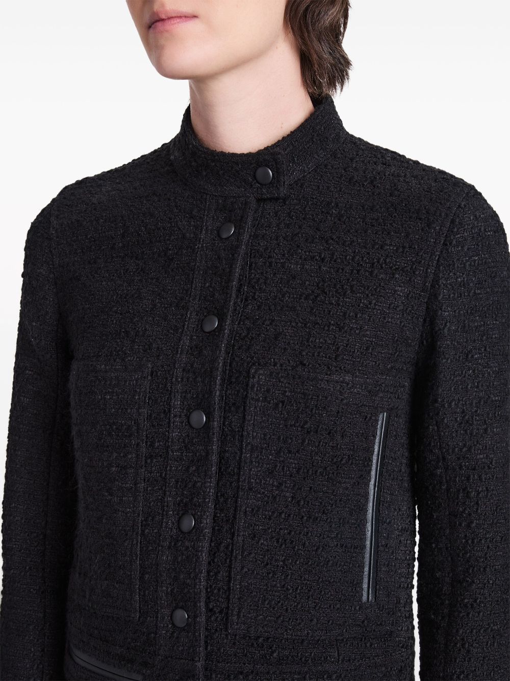 Proenza Schouler Alice press-stud tweed jacket Women