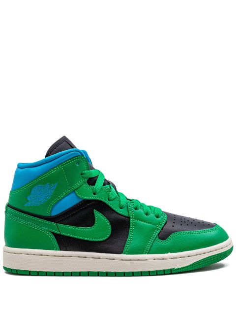 Jordan - Air Jordan 1 Mid Lucky Green/Aquatone sneakers