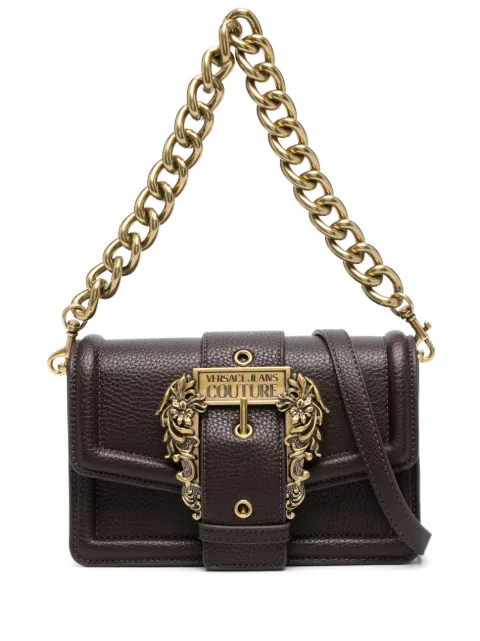 Versace Jeans Couture Baroque buckle shoulder bag