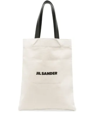 Jil Sander キャンバス トートバッグ | ニュートラル | FARFETCH JP