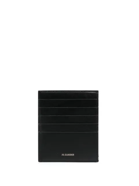 Jil Sander embossed-logo card holder