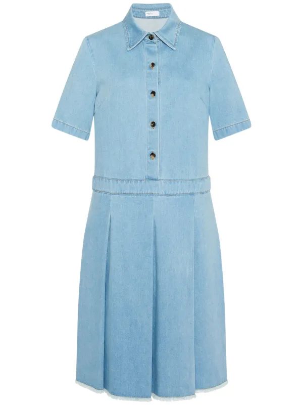 Cotton denim outlet dress