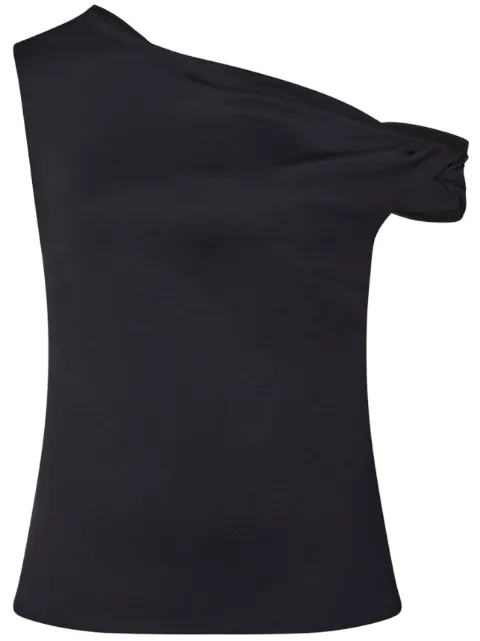 Rosetta Getty one-shoulder twist-detailing top 