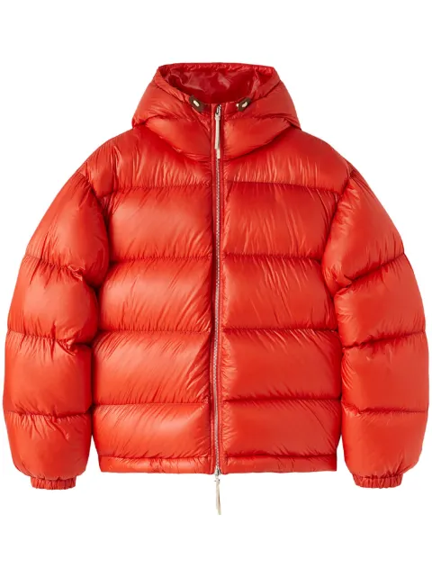 Jil Sander long-sleeve padded hooded jacket