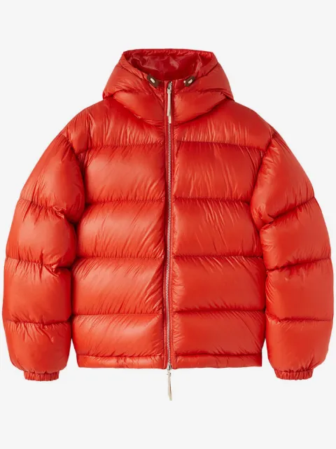 Jil Sander long-sleeve padded hooded jacket