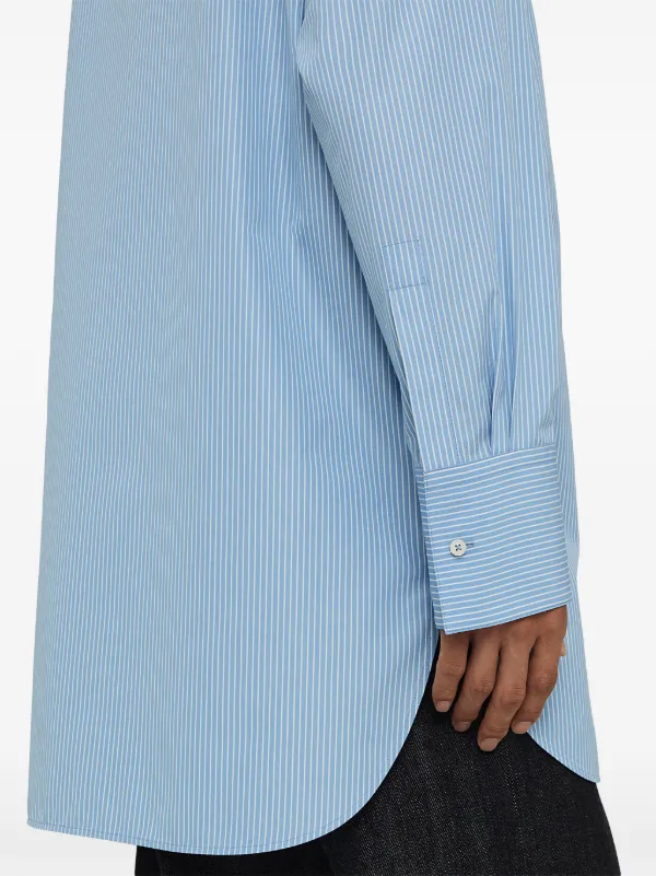 Jil Sander Saturday ストライプ シャツ | ブルー | FARFETCH JP