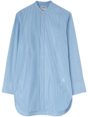 Jil Sander ストライプ シャツ | ブルー | FARFETCH JP