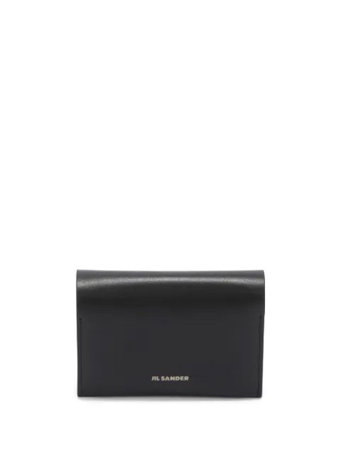 Jil Sander logo-print leather cardholder