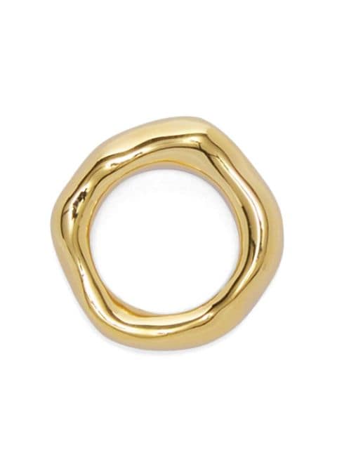 Jil Sander sculpted design ring