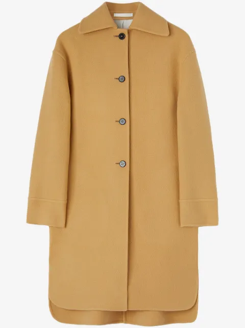 Jil Sander Casaco de lã virgem com abotoamento