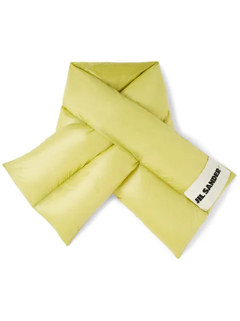 Jil Sander mascada con parche del logo