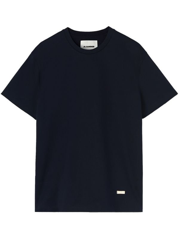 Jil Sander logo-plaque Cotton T-shirt - Farfetch