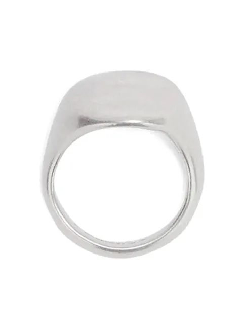 Jil Sander polished silver ring