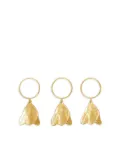 Jil Sander hammered-effect ring - Gold