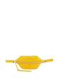 Jil Sander zippe leather shoulder bag - Yellow