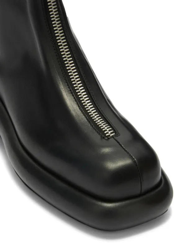 JIL SANDER Ridged Vibram Sole Mid-calf Boots FW20 Authentic Sold Out 1060€  sz36