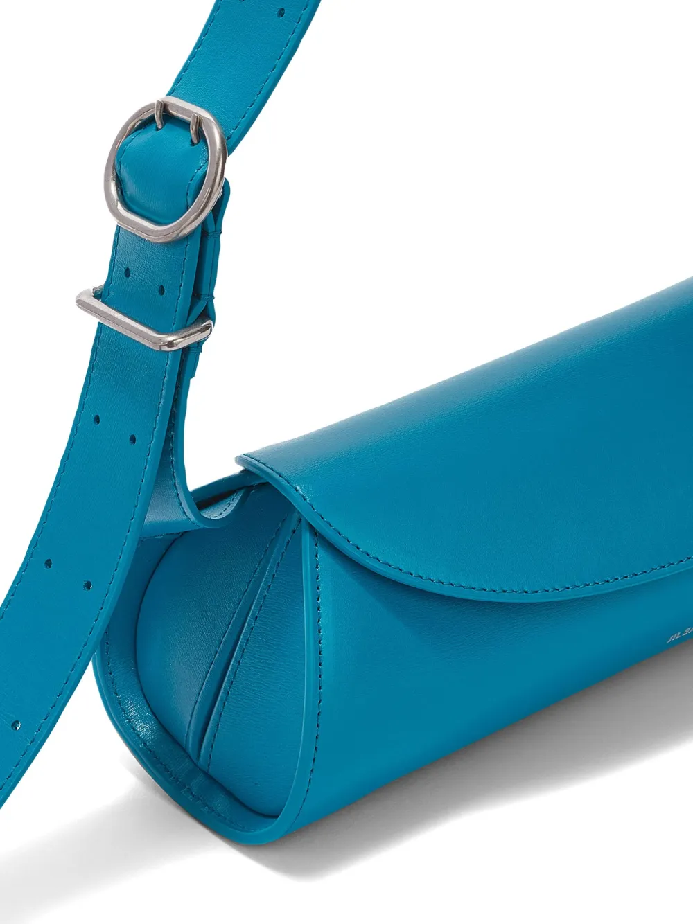 Jil Sander Small Cannolo Tote Bag In Blau