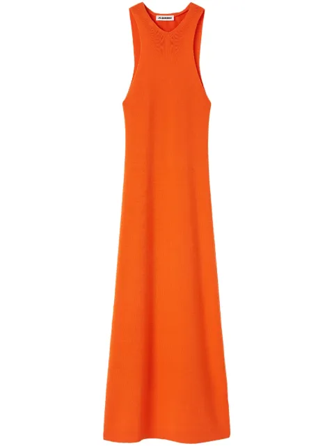 Jil Sander ribbed-knit cut-out dress