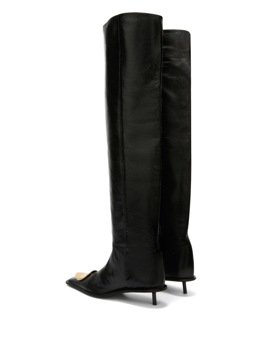 Jil Sander Stivale leather knee-length boots - Zwart