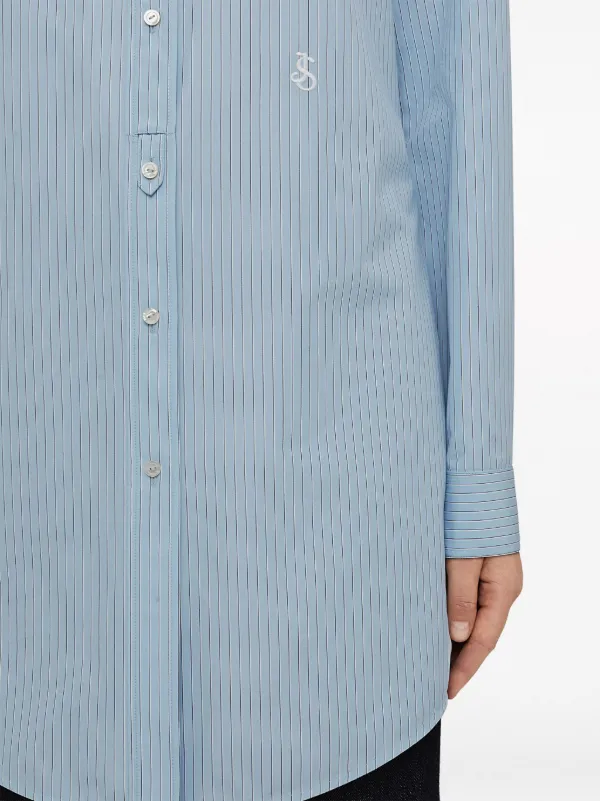 JILSANDER コットン　ストライプ　シャツ ジル サンダー 「7 デイズ シャツ」 ストライプタイプ