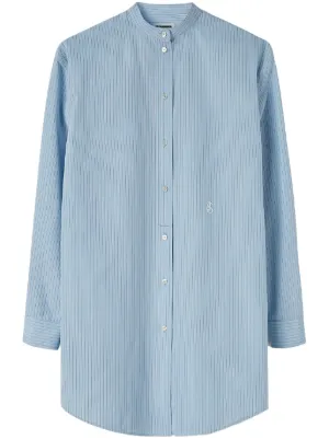 Jil Sander ストライプ シャツ | ブルー | FARFETCH JP