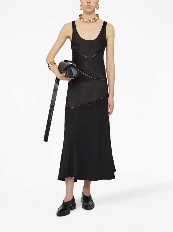 Jil Sander Panelled Sleeveless Dress - Farfetch