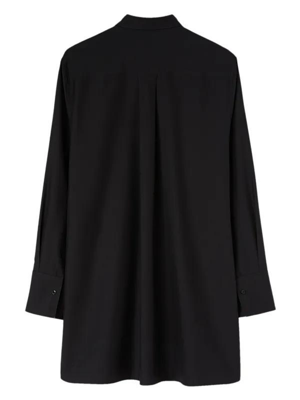 JIL SANDER シルクシャツ　セットアップ Jil Sander ロングスリーブ シルクシャツ | ブラック | FARFETCH JP