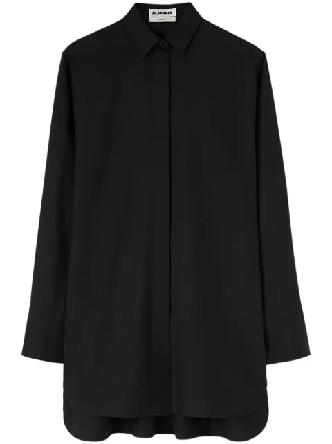 Jil Sander long-sleeve silk shirt