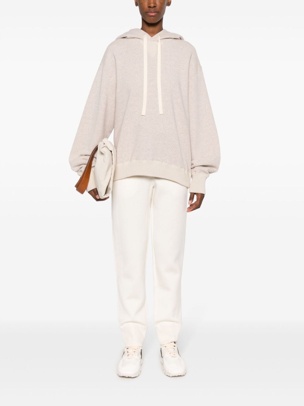 Jil Sander Hoodie met rits - Beige