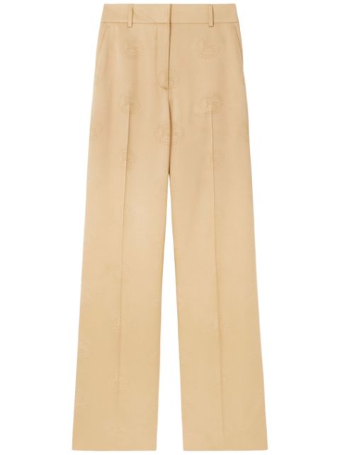 Burberry EKD wide-leg silk trousers Women