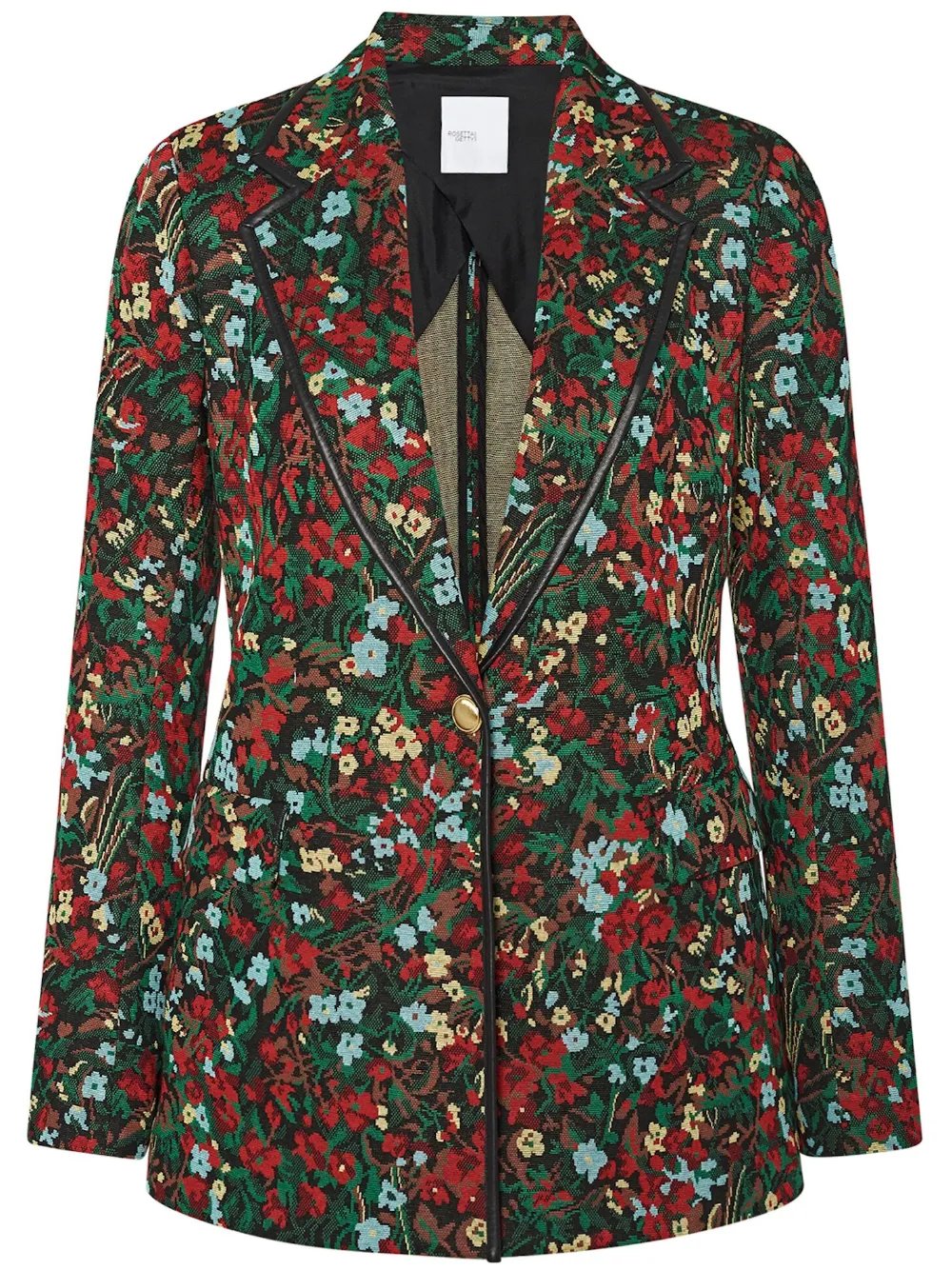 Rosetta Getty Blazer met gekerfde revers Groen