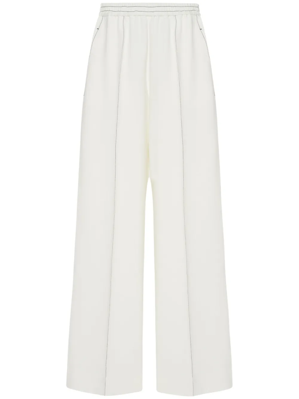Rosetta Getty Broek met elastische tailleband Wit
