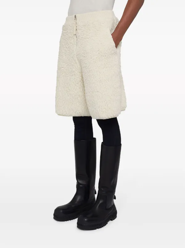 Jil Sander テクスチャード ショートパンツ | ホワイト