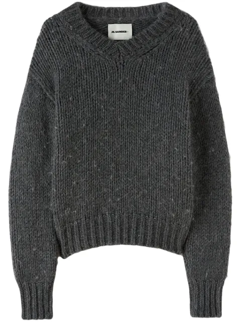 Jil Sander V-neck drop-shoulder jumper 